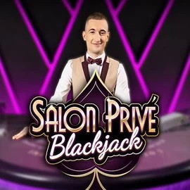 Blackjack Salon Privé slot visual from Ezugi available on ccazeus.it