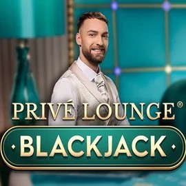 Privé Lounge Blackjack online game logo by Pragmatic Play on ccazeus.it