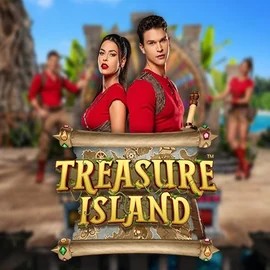 Treasure Island game by Pragmatic Play – logo hosted on Cazeus Casino